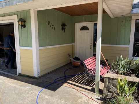 Porch siding and trim by AG Holmes Handyman Services