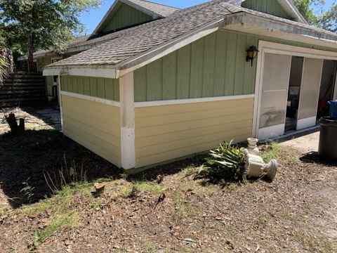 Siding and corner trim work by AG Holmes Handyman Services